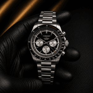 Longines Conquest Chronograph Quartz 42mm Stainless Steel Watch
