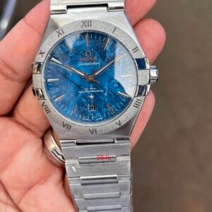Omega Constellation 41MM Automatic Men's Watch with Stainless Steel Bracelet and Roman Numeral Bezel