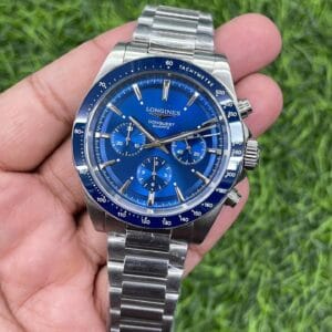 Longines Conquest Chronograph Quartz 42mm Stainless Steel Watch