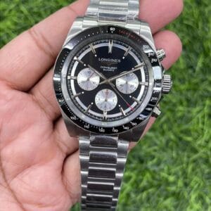 Longines Conquest Chronograph Quartz 42mm Stainless Steel Watch