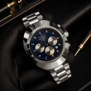 RADO DiaStar Chronograph Sapphire Glass Pure Japan Machine Silver Men's Watch