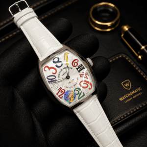 Franck Muller Crazy Hours Color Dreams Automatic Men's Watch with Sapphire Glass