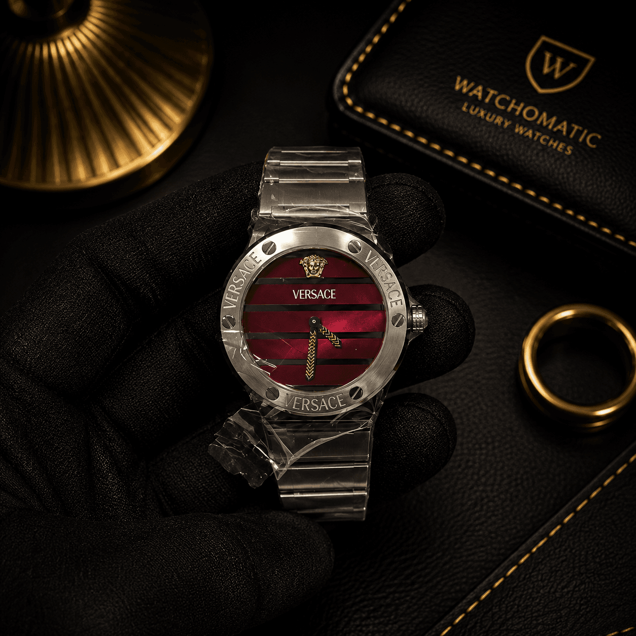 Versace Silver Dial OG Authentic Quality Women's Watch