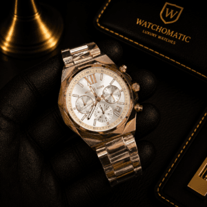 Michael Kors OG Authentic Women's Chronograph Rose Gold Watch Japan Movement Original Unregistered