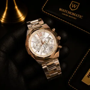 Michael Kors OG Authentic Women's Chronograph Rose Gold Watch Japan Movement Original Unregistered