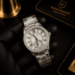 Michael Kors OG Authentic Women's Diamond Bezel Two Tone Watch Japan Movement Original Unregistered