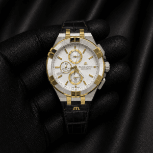 Maurice Lacroix Aikon Chronograph OG Authentic Swiss Quartz Stainless Steel Men's Watch