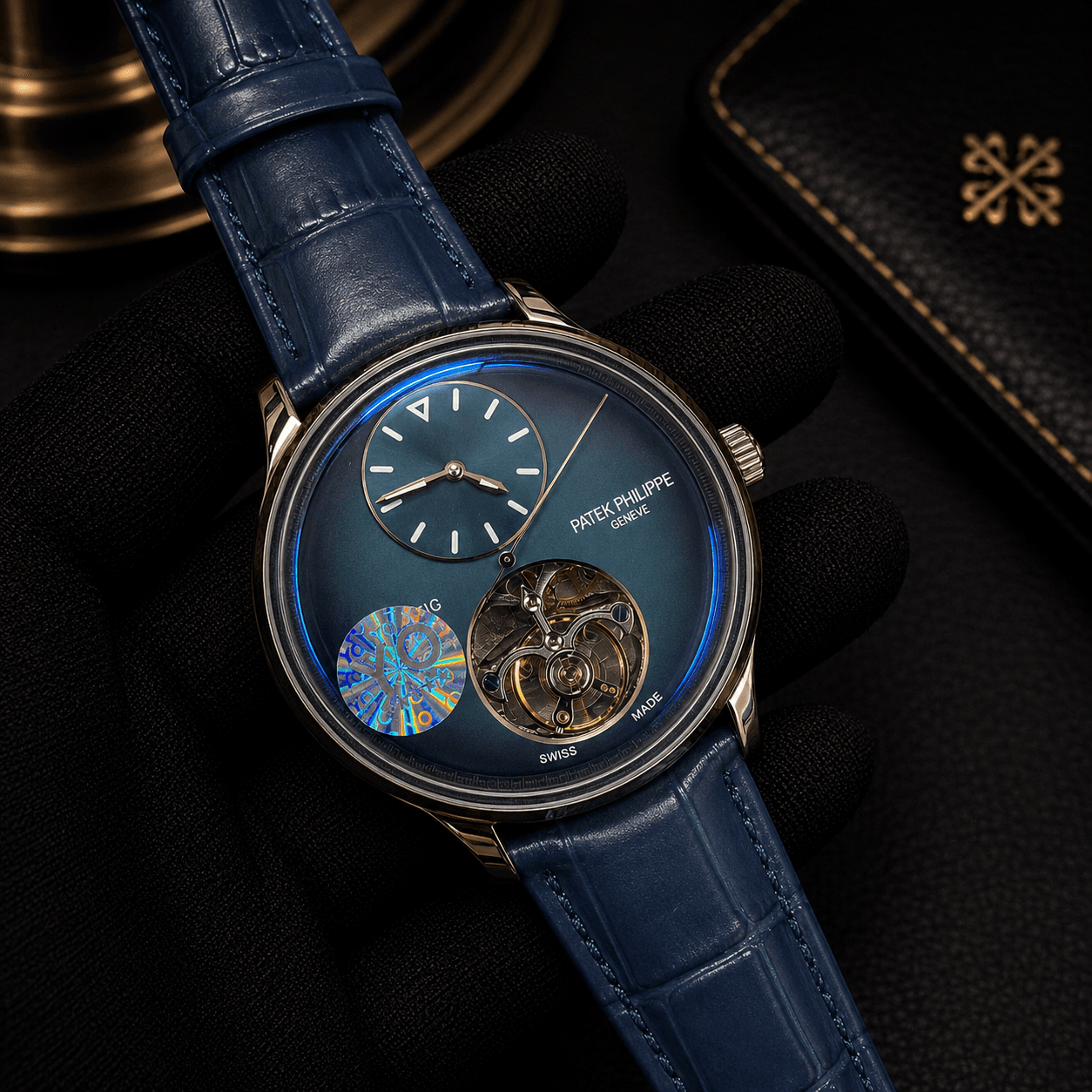 Patek Philippe Tourbillon Complication Automatic Silver Luxury Watch