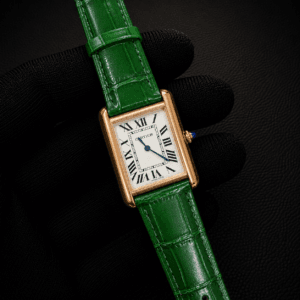 Cartier Tank Leather Strap Japan Movement Women's Watch