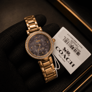 Coach Women's Rose Gold Crystal Dial Watch Original Authentic Quality