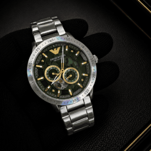 Emporio Armani Meccanico Automatic Skeleton Watch for Men Original Authentic Miyota Movement Stainless Steel