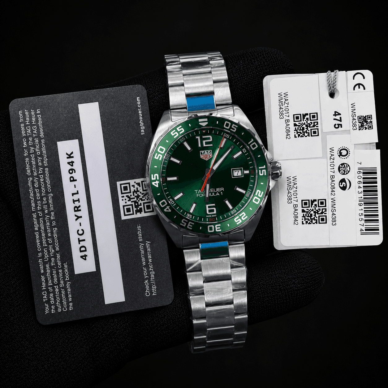 TAG Heuer Formula 1 Date Swiss Quartz 43mm Stainless Steel Men's Watch – Authentic Store Quality