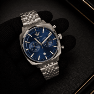 Emporio Armani Men's Stainless Steel Chronograph Watch Original Authentic Quality