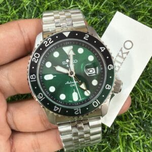 Seiko 5 Sports GMT Automatic Jubilee Strap Japan Quality Men's Watch