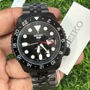 Seiko 5 Sports GMT Automatic Jubilee Strap Japan Quality Men's Watch