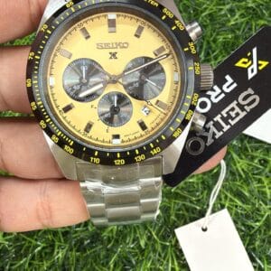 Seiko Prospex Chronograph Japan Movement Stainless Steel Men's Watch