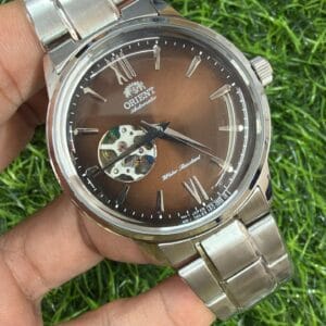 Orient Open Heart Automatic All Steel Japan Quality Men's Watch
