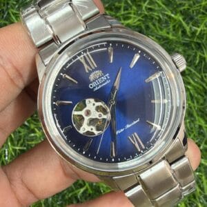 Orient Open Heart Automatic All Steel Japan Quality Men's Watch