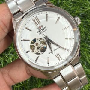 Orient Open Heart Automatic All Steel Japan Quality Men's Watch