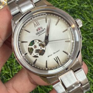 Orient Open Heart Automatic All Steel Japan Quality Men's Watch