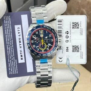 TAG Heuer Formula 1 Red Bull Racing Special Edition 43mm Quartz Chronograph Steel Men's Watch CAZ101AL BA0842 Authentic Store Quality