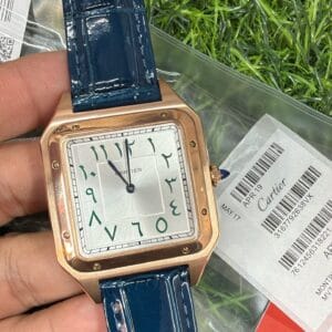 Cartier Santos-Dumont Men's Leather Strap Japan Movement Watch