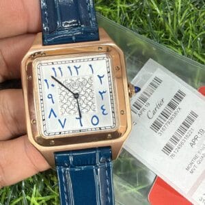 Cartier Santos-Dumont Men's Leather Strap Japan Movement Watch