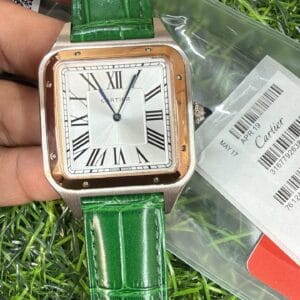 Cartier Santos-Dumont Men's Leather Strap Japan Movement Watch