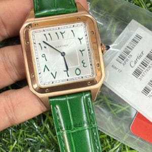 Cartier Santos-Dumont Men's Leather Strap Japan Movement Watch