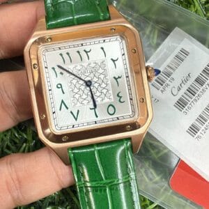 Cartier Santos-Dumont Men's Leather Strap Japan Movement Watch