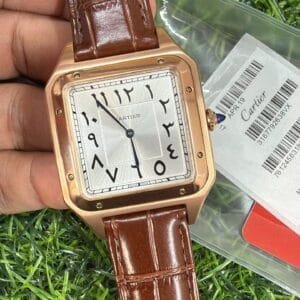 Cartier Santos-Dumont Men's Leather Strap Japan Movement Watch