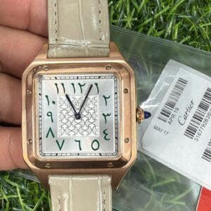 Cartier Santos-Dumont Men's Leather Strap Japan Movement Watch