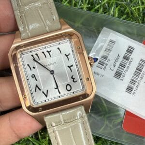 Cartier Santos-Dumont Men's Leather Strap Japan Movement Watch