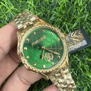 Roberto Cavalli by Franck Muller Women's Watch Original Unregistered Mother of Pearl Dial Stainless Steel