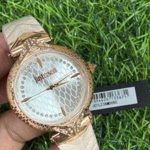 Just Cavalli Women's Watch Original Unregistered Crystal Dial Stainless Steel Bracelet