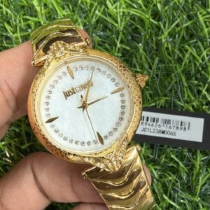 Just Cavalli Women's Watch Original Unregistered Crystal Dial Stainless Steel Bracelet