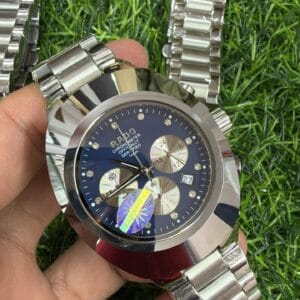 RADO DiaStar Chronograph Sapphire Glass Pure Japan Machine Silver Men's Watch