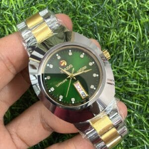 RADO DIASTAR Ladies Quartz Japan Stainless Steel Sapphire Glass Watch with Crystal Dial in Green Blue and White Variants