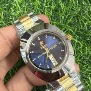 RADO DIASTAR Ladies Quartz Japan Stainless Steel Sapphire Glass Watch with Crystal Dial in Green Blue and White Variants