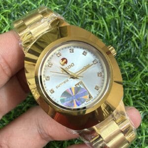 RADO DIASTAR Ladies Quartz Japan Stainless Steel Sapphire Glass Watch with Crystal Dial in Green Blue and White Variants