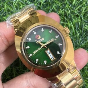RADO DIASTAR Ladies Quartz Japan Stainless Steel Sapphire Glass Watch with Crystal Dial in Green Blue and White Variants