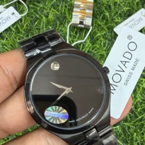 Movado Premium Slim Sapphire Glass Gold Rose Gold Watch for Men with Japan Quartz Movement and Stainless Steel Bracelet