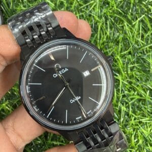 Omega De Ville Men's Quartz Watch Stainless Steel Luxury Dress Watch