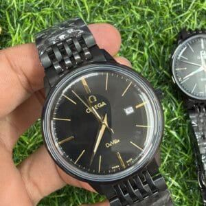 Omega De Ville Men's Quartz Watch Stainless Steel Luxury Dress Watch