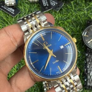 Omega De Ville Men's Watch OG Authentic Quality Japan Machine All Stainless Steel Luxury Watch