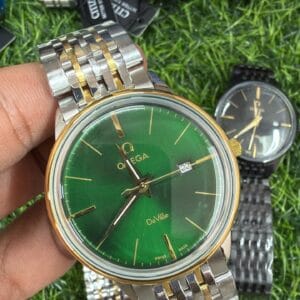 Omega De Ville Men's Quartz Watch Stainless Steel Luxury Dress Watch