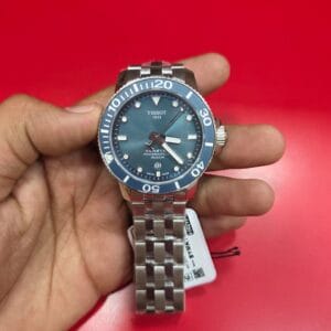 Tissot Seastar Powermatic 80 OG Authentic Quality Automatic Men's Watch with Sapphire Glass and Stainless Steel Bracelet