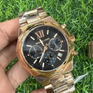 Michael Kors OG Authentic Women's Chronograph Rose Gold Watch Japan Movement Original Unregistered