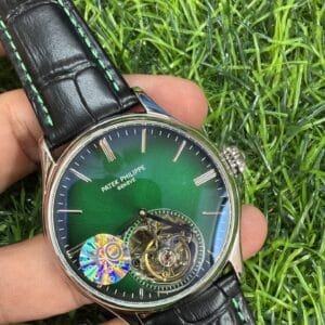 Patek Philippe Complications Flying Tourbillon Automatic Silver Luxury Watch