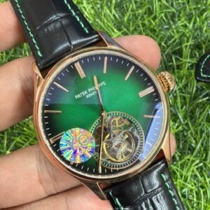 Patek Philippe Complications Flying Tourbillon Automatic Rose Gold Luxury Watch
